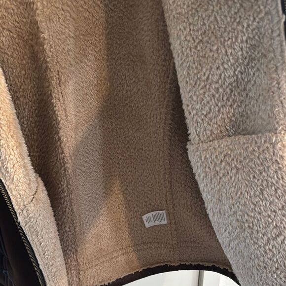 Moon Shine Large Men's  Brown Shearling Jacket - Picture 4 of 11